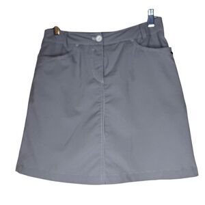 N’Vo by Lanctot Black & White Gingham Pleated Bck Golf Skort Sz 4 Athletic, Golf